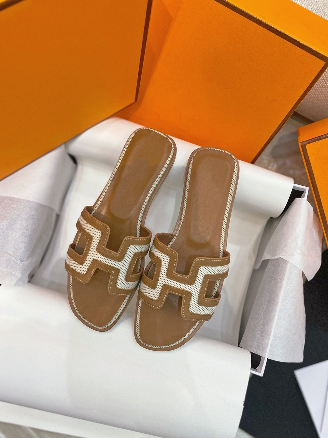 Oran Sandal Brown Leather