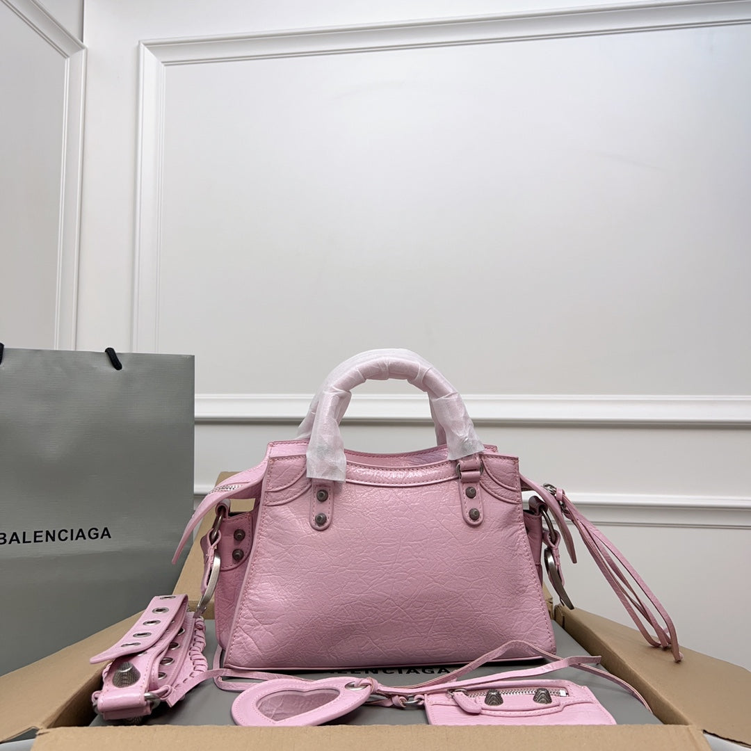NEO CAGOLE 26 IN PINK LAMBSKIN