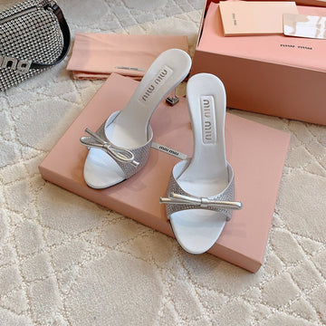 White High - Heels Diamond Sheepskin
