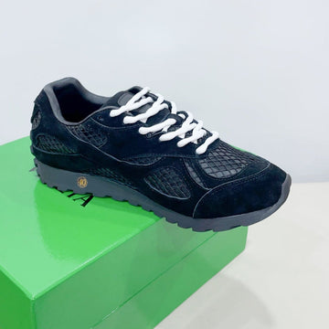 ORBIT SNEAKER IN BLACK SUEDE AND TECHNICAL MESH