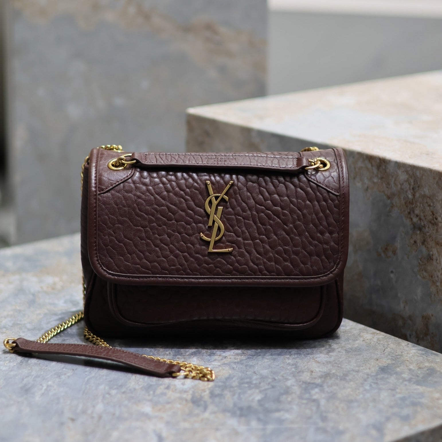 JAMIE POCHON 38 IN ARMY GREEN LAMBSKIN GOLD HARDWARE